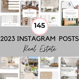 Real Estate Social Media Instagram Templates, Canva Templates, Real Estate Marketing, Realtor Instagram Post Templates, Real Estate Flyer