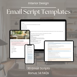 Ultimate Email Templates Bundle for Interior Designers | 30 Pre-written ...