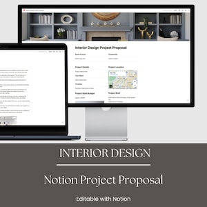 Interior Design Project Proposal Notion Template