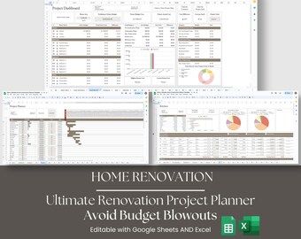 Home Construction Gantt Chart - Etsy Canada