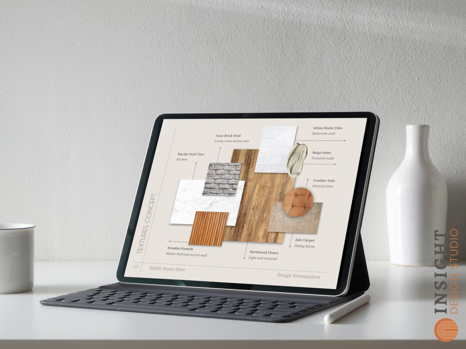 Editable Interior Design Template, Client Presentation, FFE Schedule ...