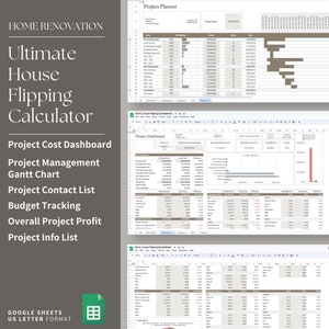 Può includere: Un modello di foglio di calcolo di Google Sheets per progetti di ristrutturazione domestica. Il foglio di calcolo include sezioni per il cruscotto dei costi del progetto, la gestione del progetto, il diagramma di Gantt, l'elenco dei contatti del progetto, il monitoraggio del budget, il profitto complessivo del progetto e l'elenco delle informazioni del progetto. Il foglio di calcolo è in formato US Letter.