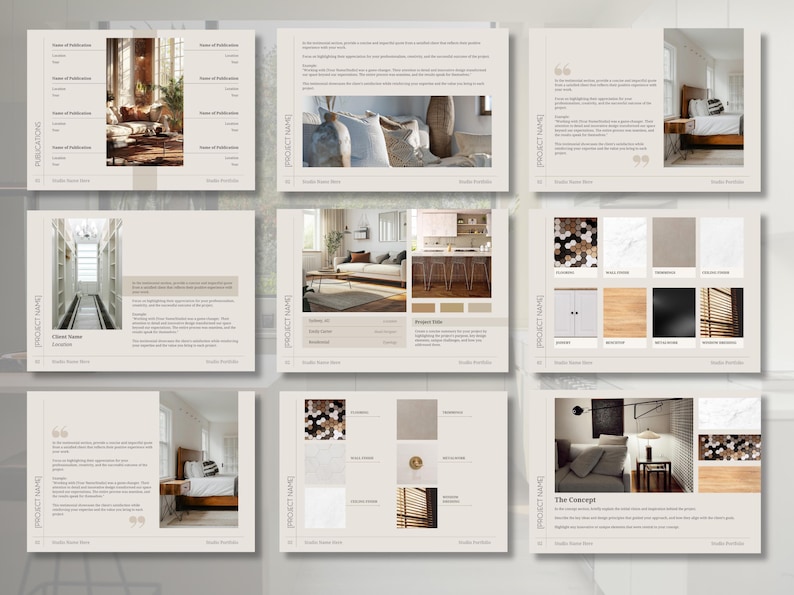 Interior Design and Architecture Portfolio for Interior Designers and ...