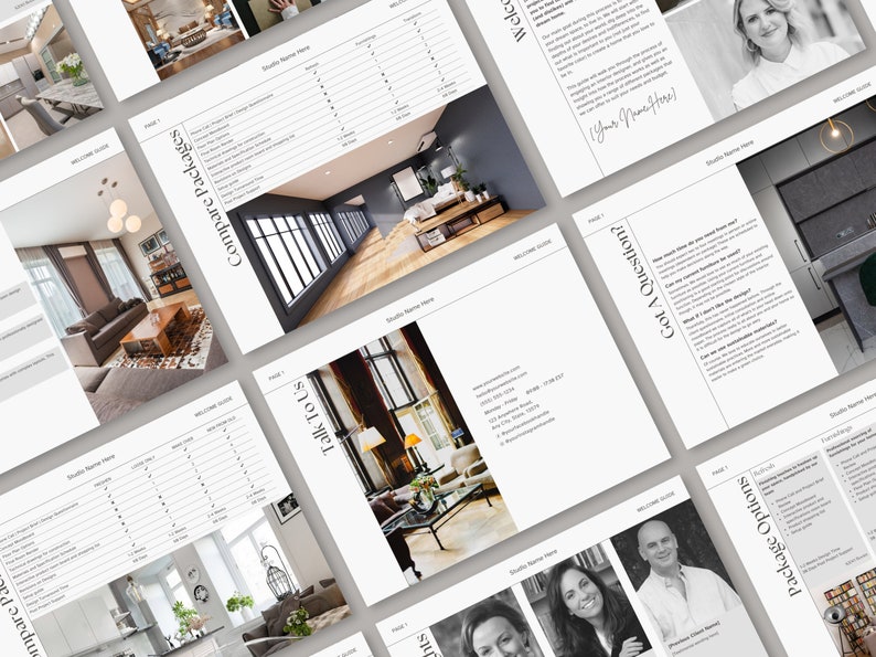 Interior Design Template Bundle - Kick Starter - Packages and Pricing ...