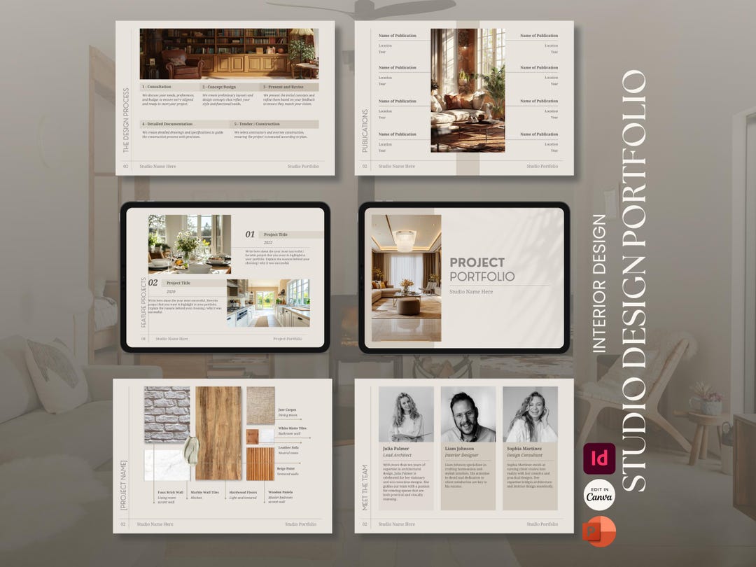 Interior Design and Architecture Portfolio for Interior Designers and ...