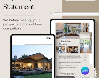 Construction Capability Statement Intro Guide Template for Canva, Google Slides and Powerpoint. Used by Builders Contractors