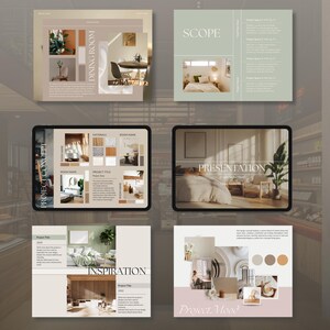 Design Presentation for Interior Projects- Designers Use Canva to ...