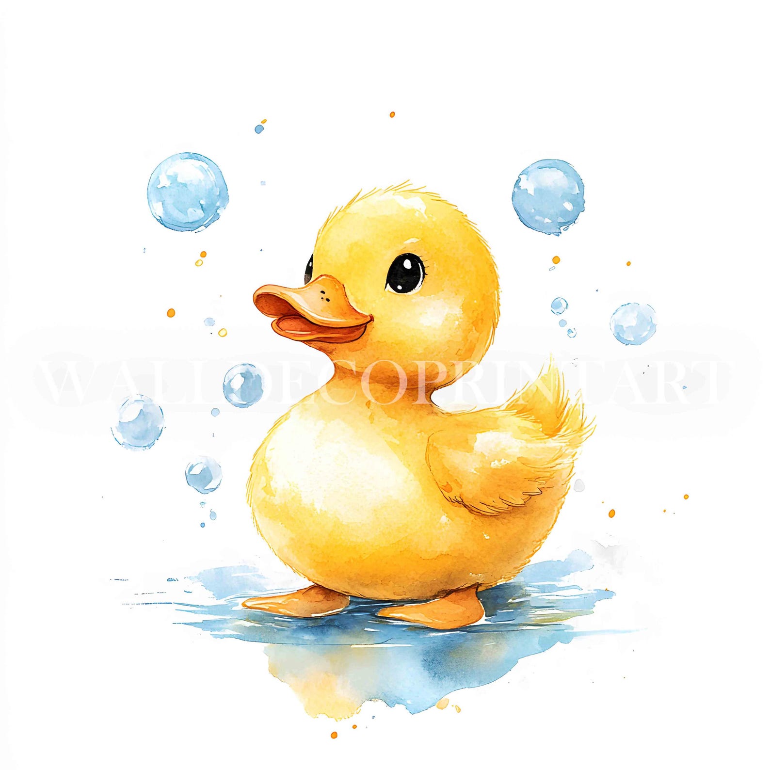 10 Cute Rubber Duck Clipart Bundle - High Quality Jpgs - Digital ...