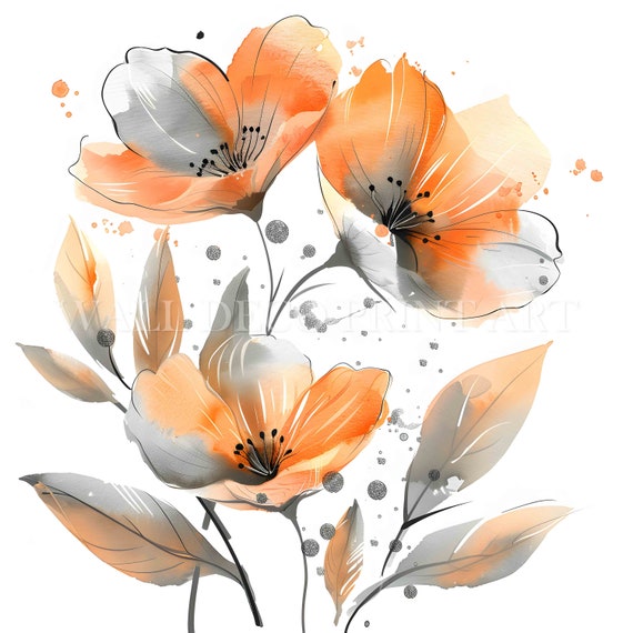 油絵アート（orange flower） il_fullxfull.5971684911_arz9.jpg