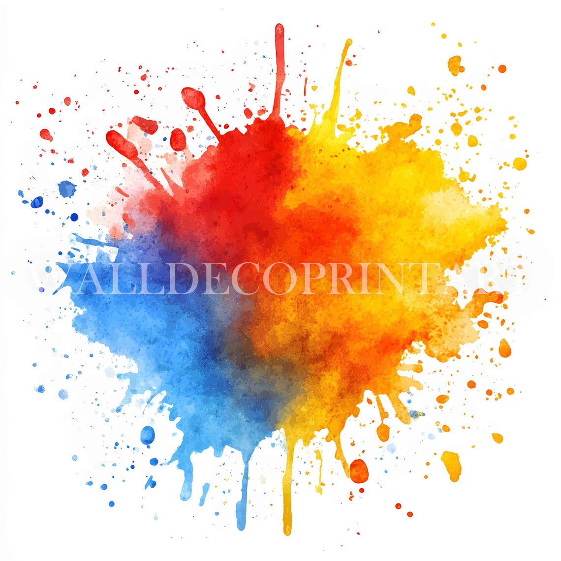 11 Colorful Splash Clipart Bundle - High Quality JPG - Digital Download ...