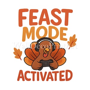Festmodus aktiviert - Druckbares transparentes PNG-Design für T-Shirts, Sublimation, kommerzielle Nutzung, digitaler Download Print on Demand-Projekte
