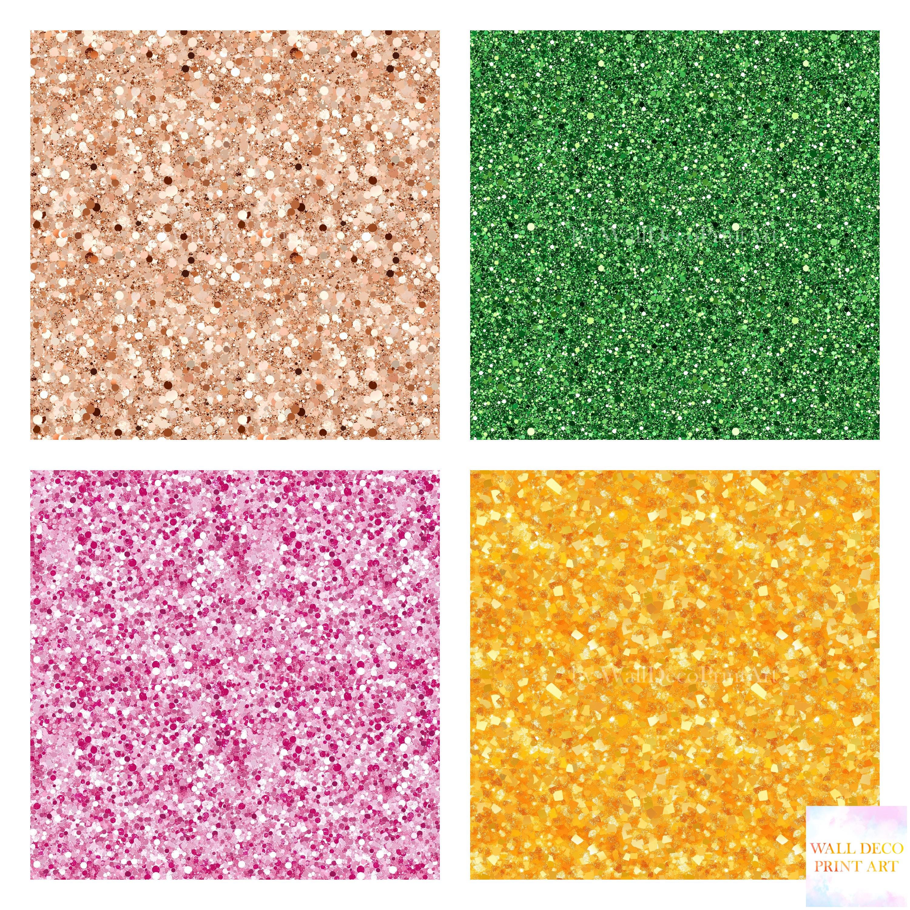 Rainbow Glitter Digital Paper - Seamless Colorful Clipart for ...