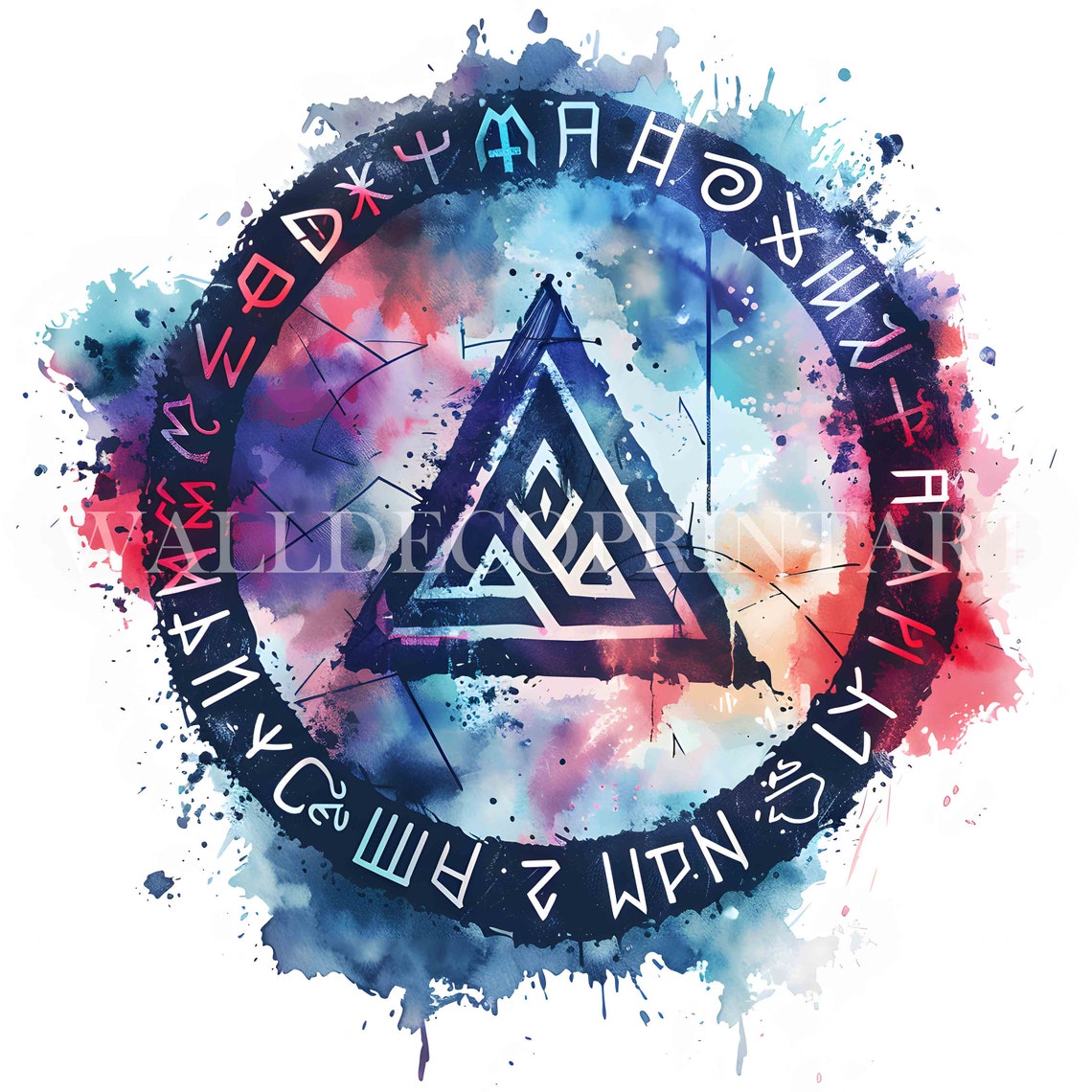 Triangular Runes 10 Viking Rune Symbols Clipart Bundle - High Quality Jpgs - Digital ...