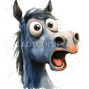 10 grillige paard clipartbundel - afbeeldingen van hoge kwaliteit - digitale downloads - commercieel gebruik, aquarel, mixed media, afdrukbare papierkunst