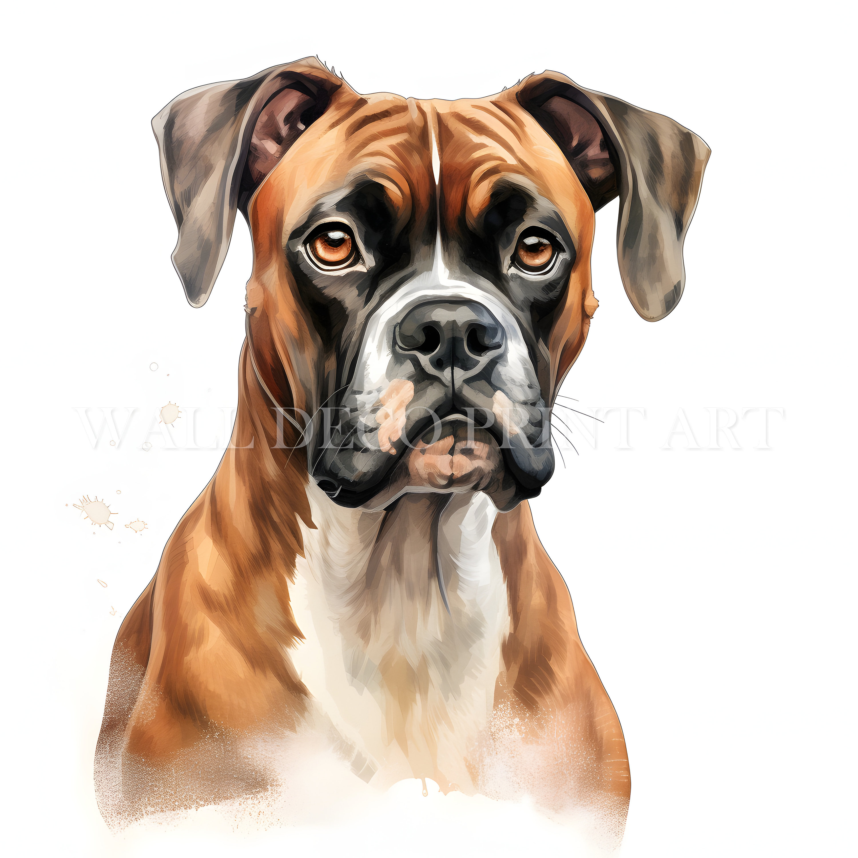 Cute Boxer Puppy Clipart Bundle 10 High Quality Jpgs - Etsy