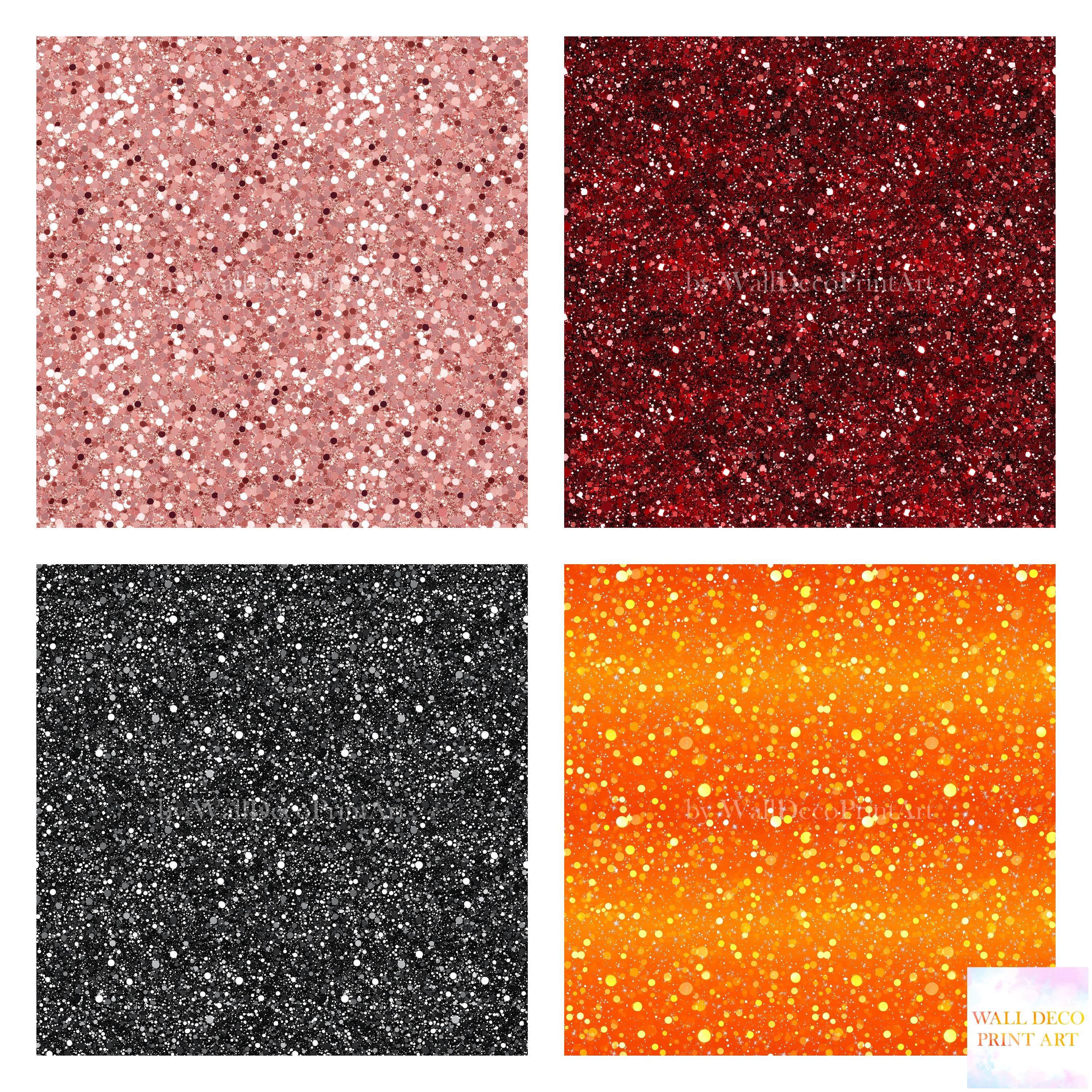 Rainbow Glitter Digital Paper - Seamless Colorful Clipart for ...