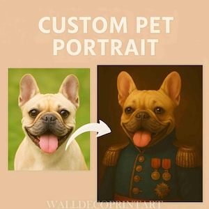 Custom General Style Pet Portrait from Your Photo – Personalized Anime Illustration, Unique Gift, Digital Art File, Fast Delivery Included