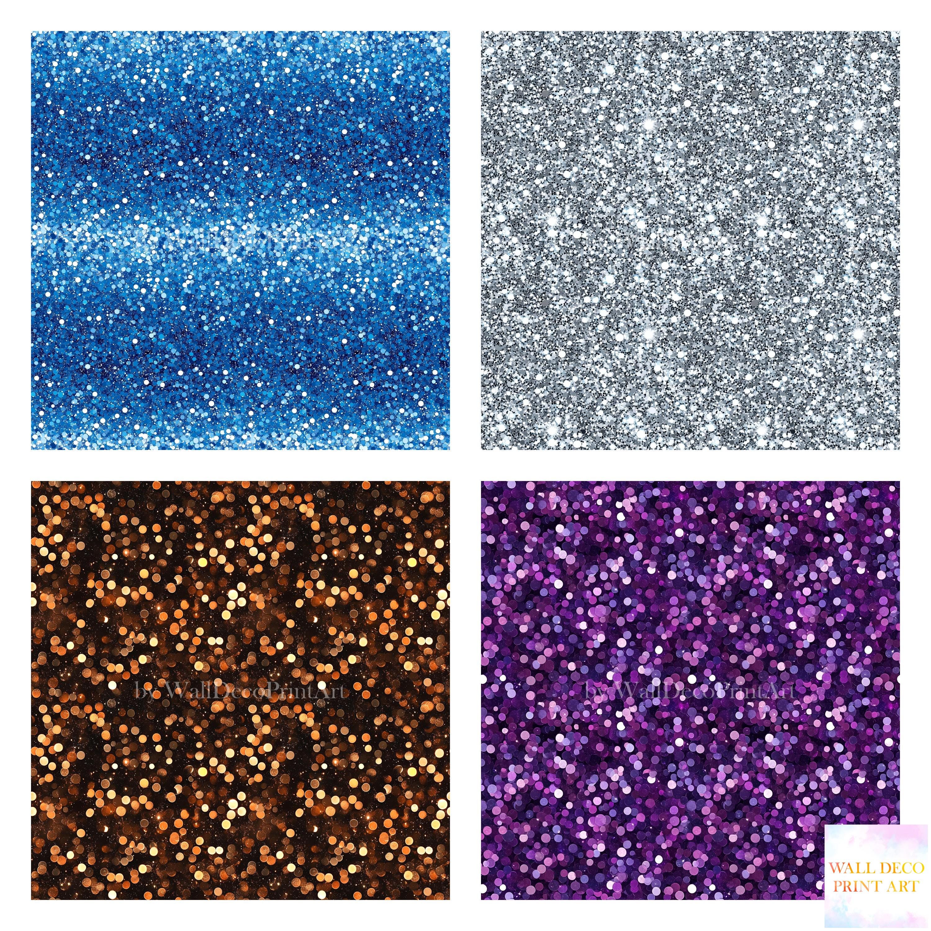 Rainbow Glitter Digital Paper - Seamless Colorful Clipart for ...