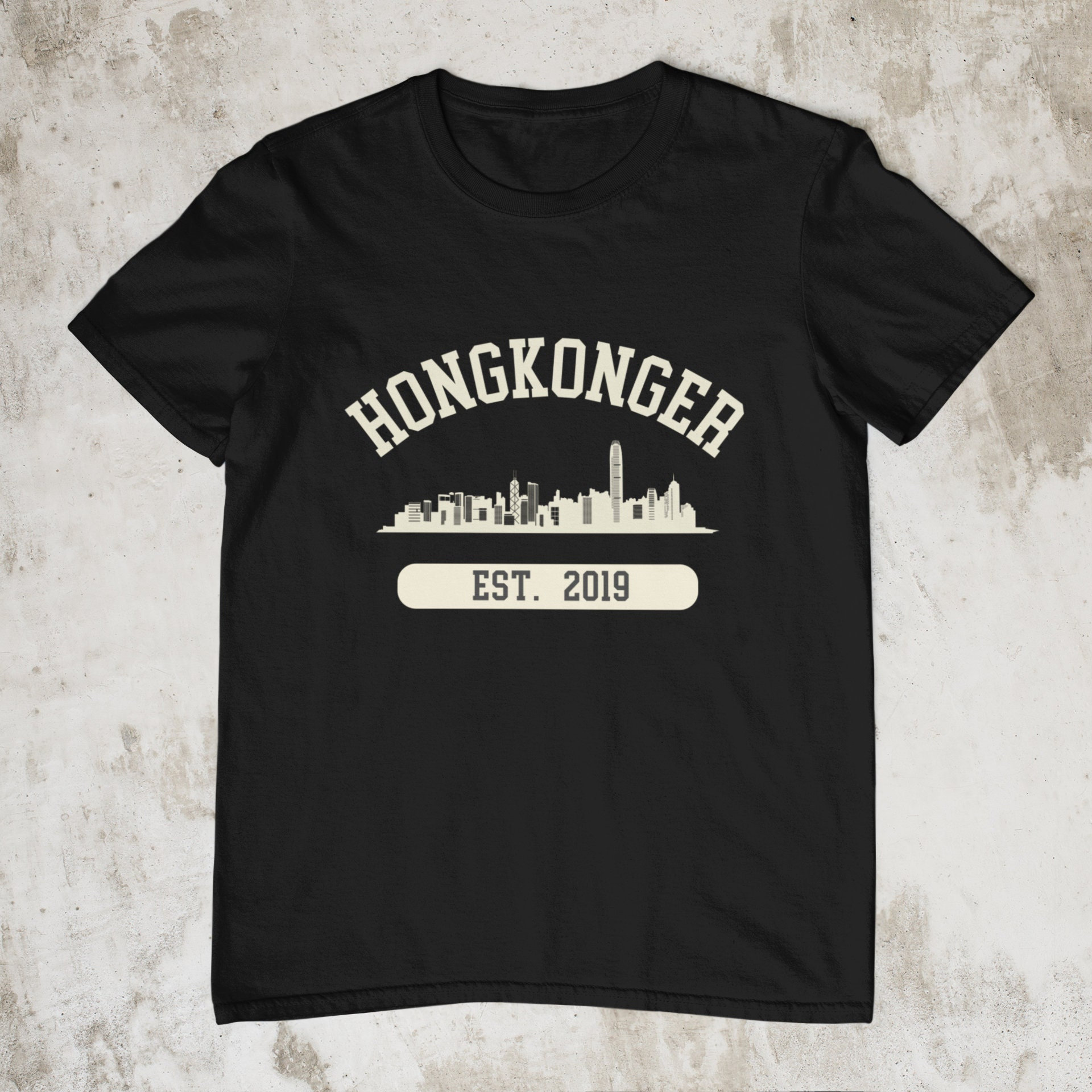 Hong Konger Gift for her gift for him Hong Kong lover Shirt for Hongkonger tshirt I Love Hong Kong skyline graphic tee for HKer 2019