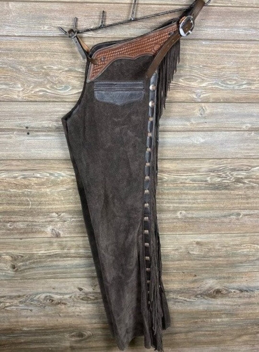 Native American Cowboy Style Suede Leather Chap Rodeo Chap Etsy