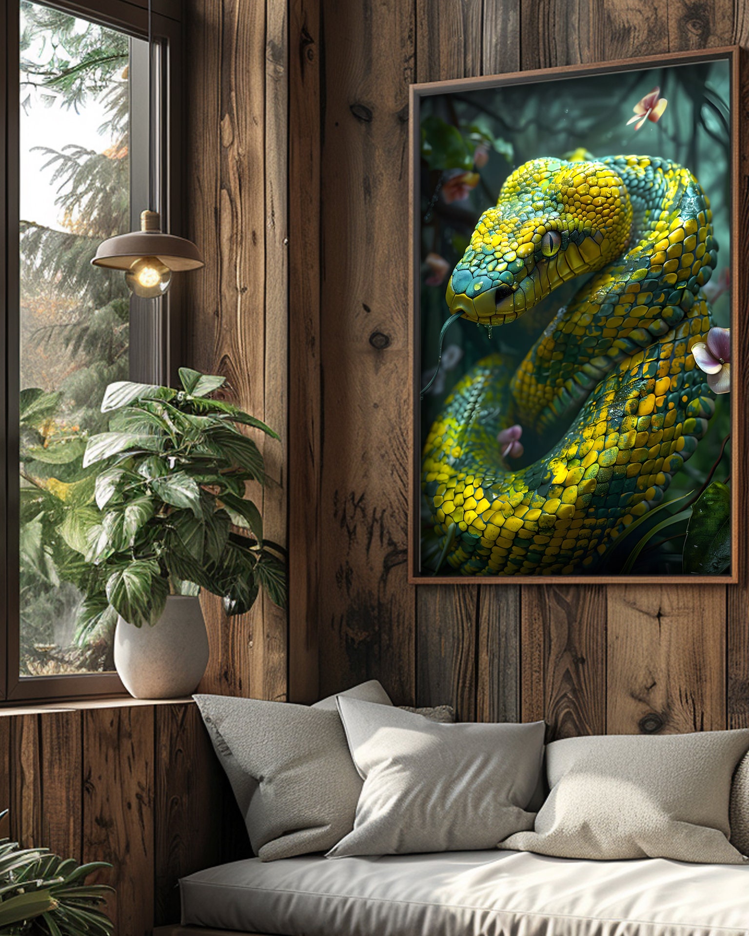 Snakes, Digital Art, Posters, Wall Art, Home Decor, Wall Decor, Art ...