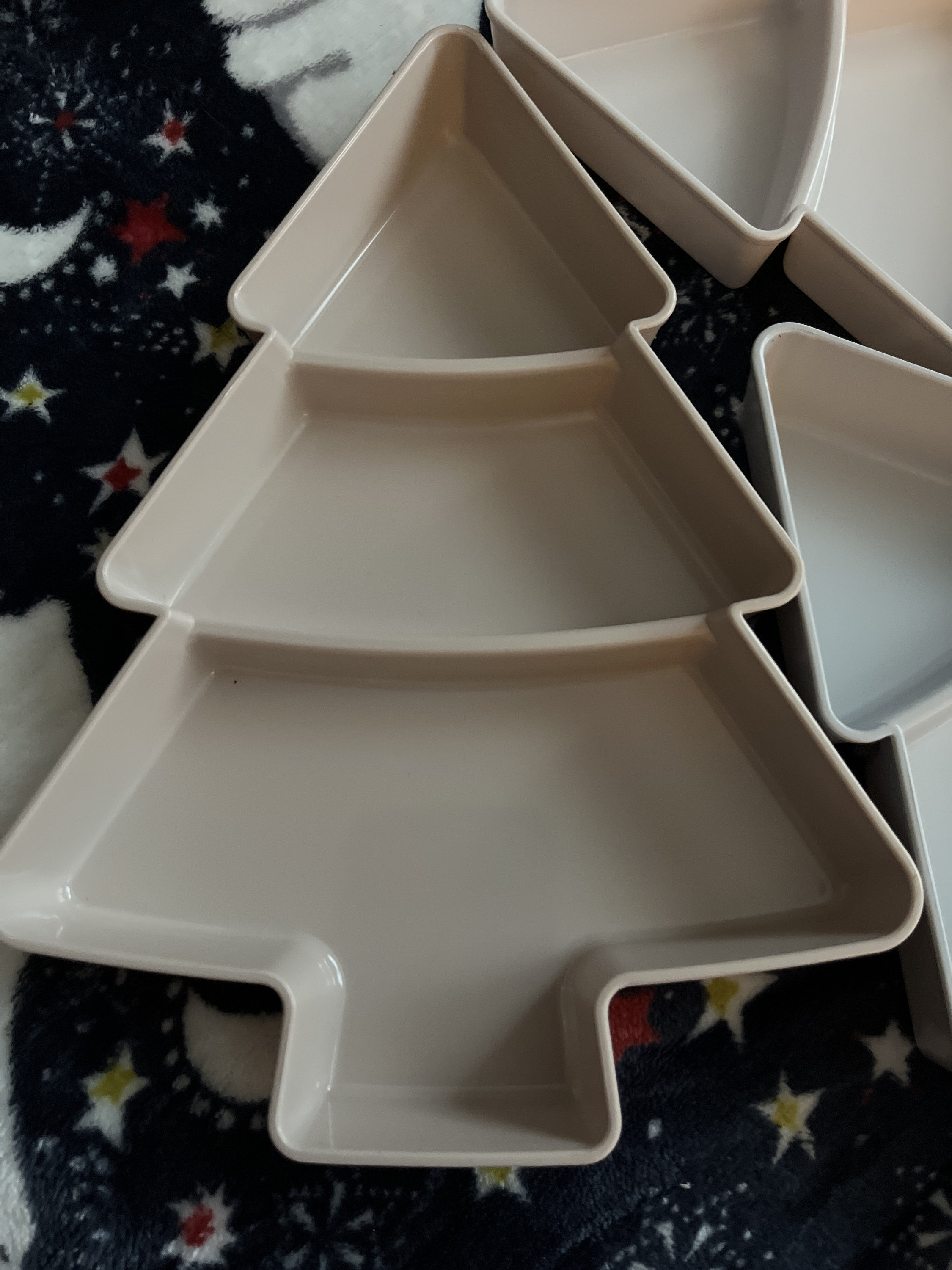 Christmas Tree Shaped Snack Dip Trays Sweetie Tray Makeup Tray Etsy UK