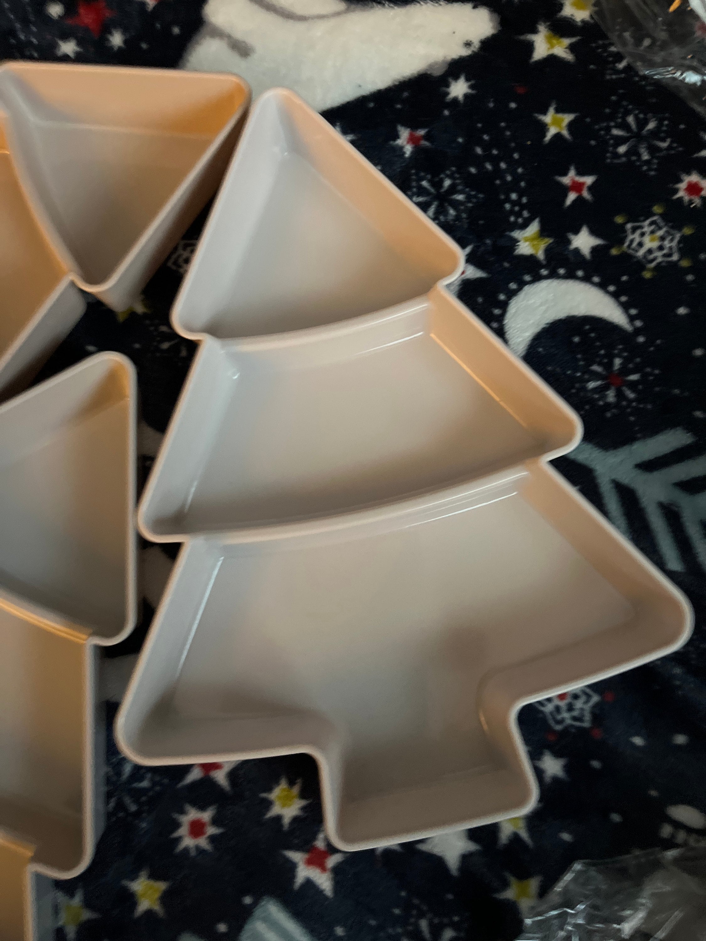 Christmas Tree Shaped Snack Dip Trays Sweetie Tray Makeup Tray Etsy UK