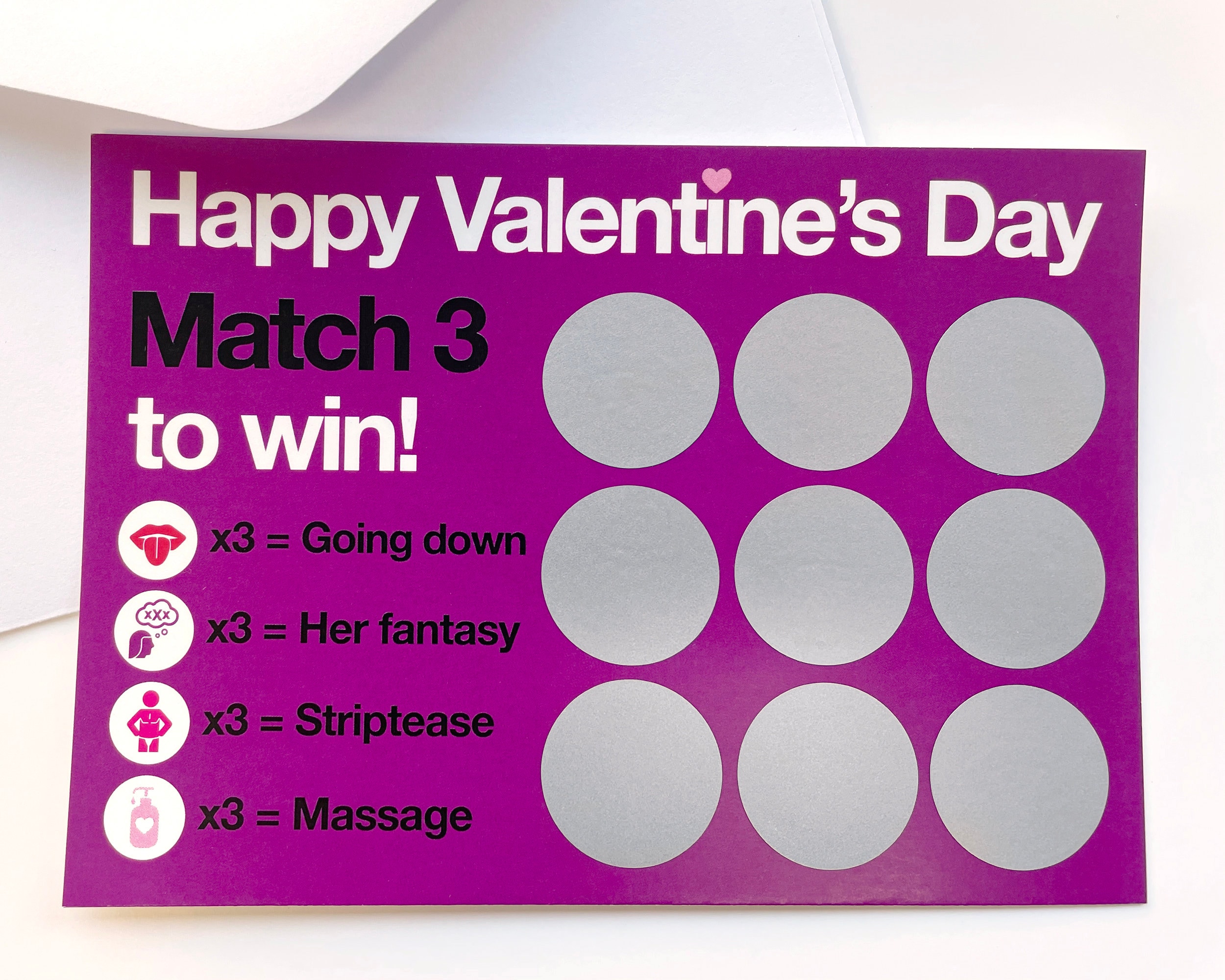 Valentines Gift for Her Gift for Her Scratch Card Birthday Etsy UK