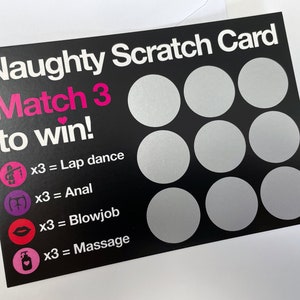 Valentines Gift for Him, Gift for Him, Scratch Card, Birthday Gift for Him, Gift for Boyfriend, Gift for Husband, Couples Valentines Gift image 3