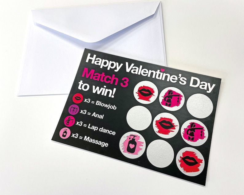 Valentines Gift for Him, Gift for Him, Scratch Card, Birthday Gift for Him, Gift for Boyfriend, Gift for Husband, Couples Valentines Gift image 4