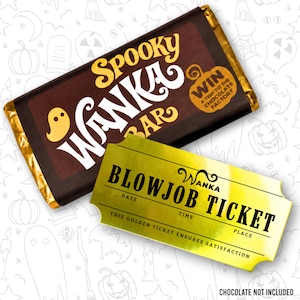 Gift for him, Gift for man, Golden Ticket, Gift for Boyfriend, Gift for husband, Valentines Gift for man, funny gift, birthday gift for him