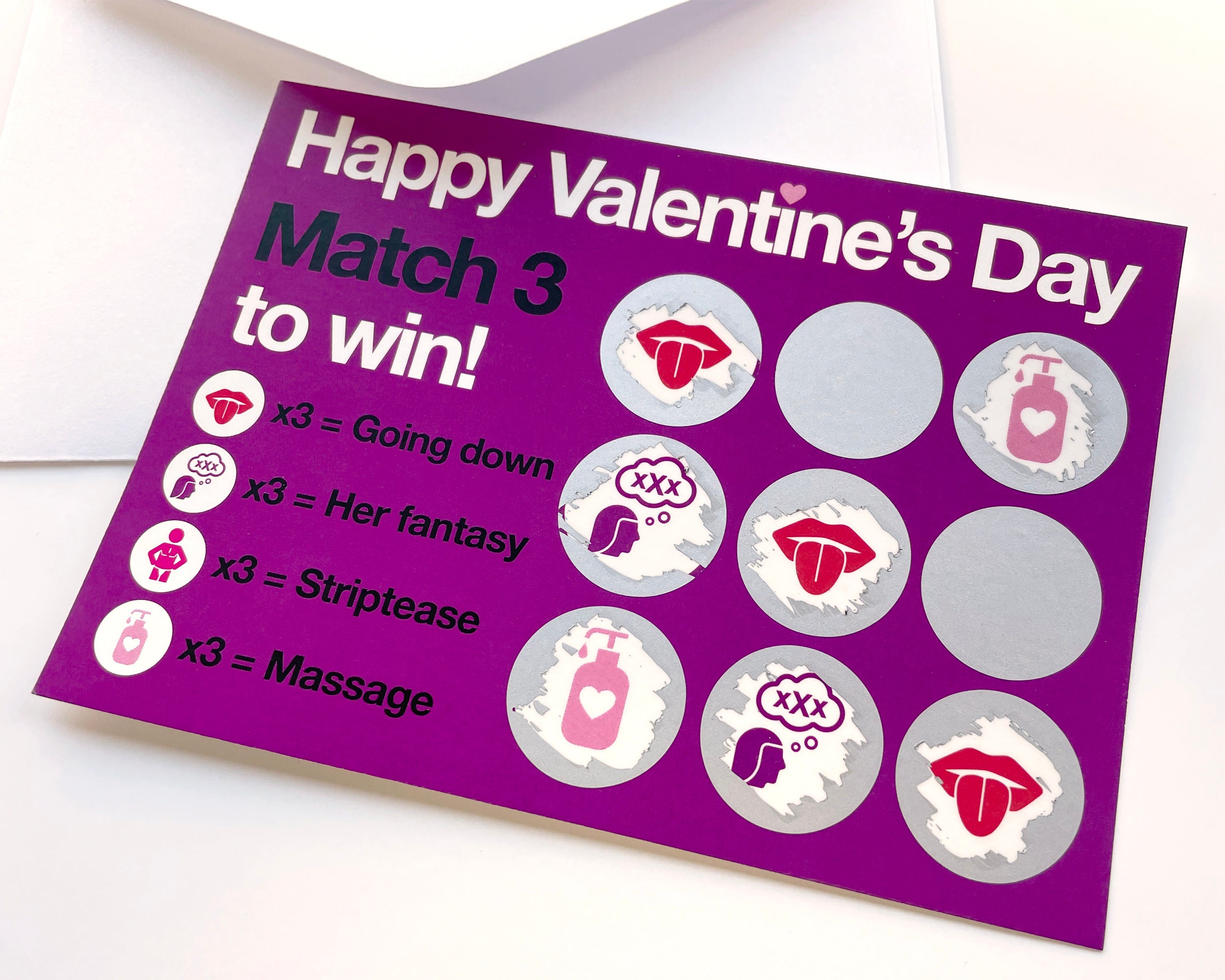 Valentines Gift for Her Gift for Her Scratch Card Birthday Etsy UK