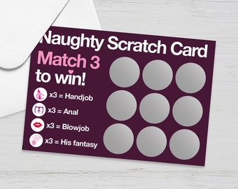 Birthday Gift for Him, Gift for Him, Gift for Boyfriend, Scratch Card for Him, Novelty Scratch Card, Gift for Husband, Funny Couples Gift