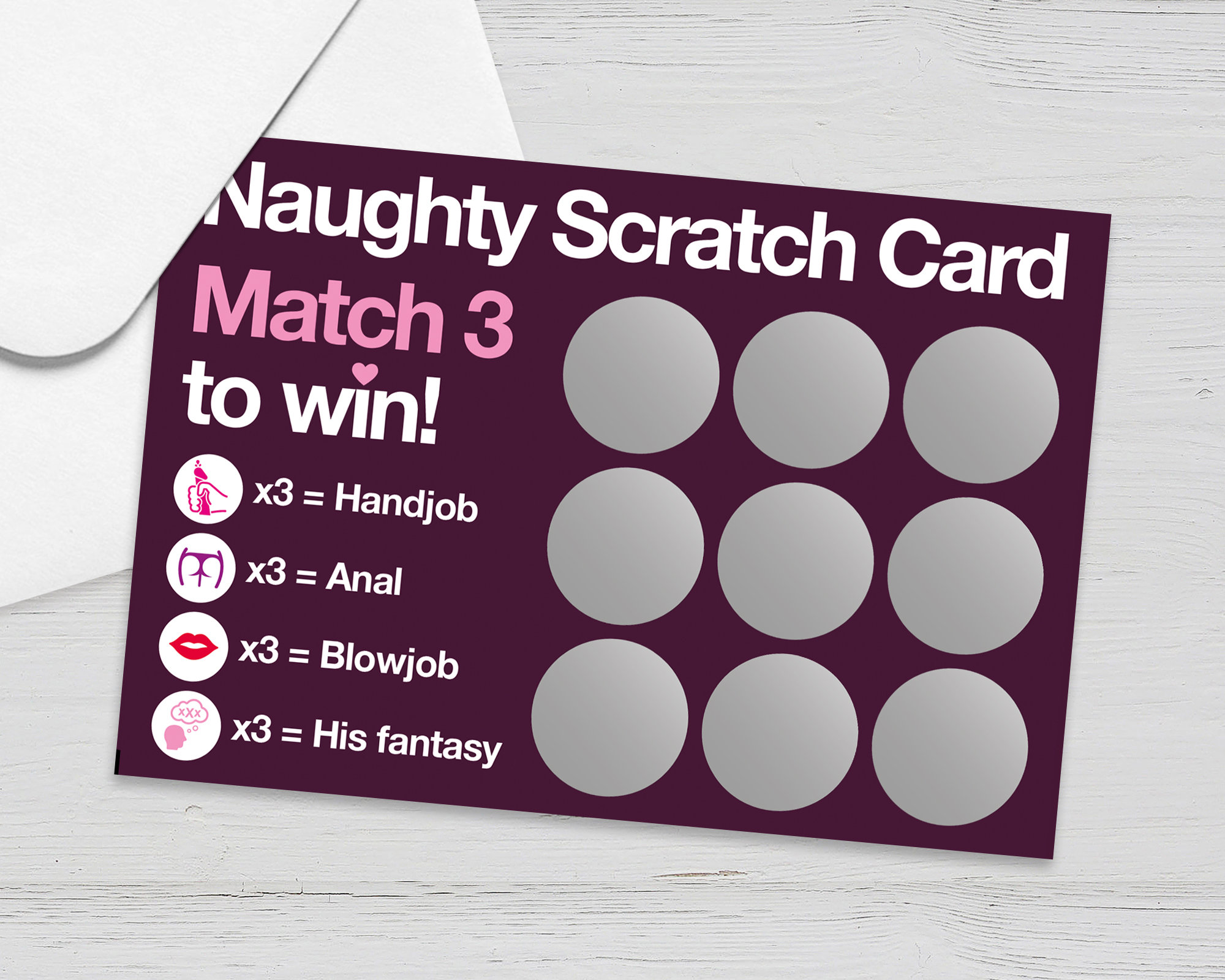 Gift for Him, Couples gift, Scratch Card, Birthday Gift for Him, Gift for Boyfriend, Gift for Husband, Gift for him