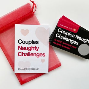 Christmas Gift for Him, Gift for Him, Gift for Boyfriend, Gift for Husband, Couples Challenge Scratch Cards, Couples Scratch Card Game