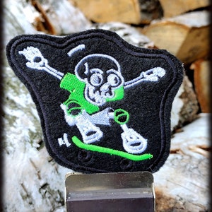 Skate Skateboard Skater SK8 Iron-On Sew-On Patch