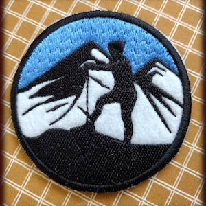 Toppa termoadesiva per arrampicata, campeggio, escursionismo, viaggi, distintivi, ricamo fai da te, distintivi ricamati - Nalla's Designs ALPS TATRY