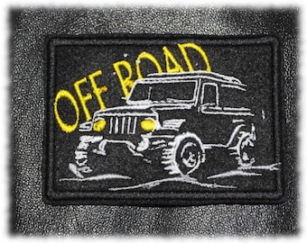 Naszywka haftowana 4x4 Off-Road: aplikacja do prasowania Adventure
