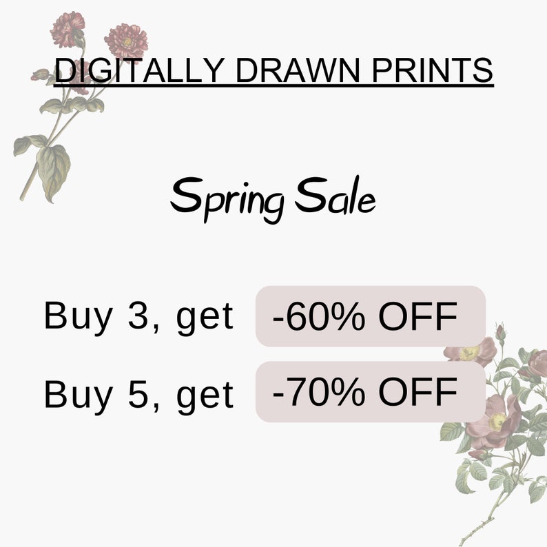 Cottage Oil Painting Rose Garden Wall Art Vintage Digital Etsy