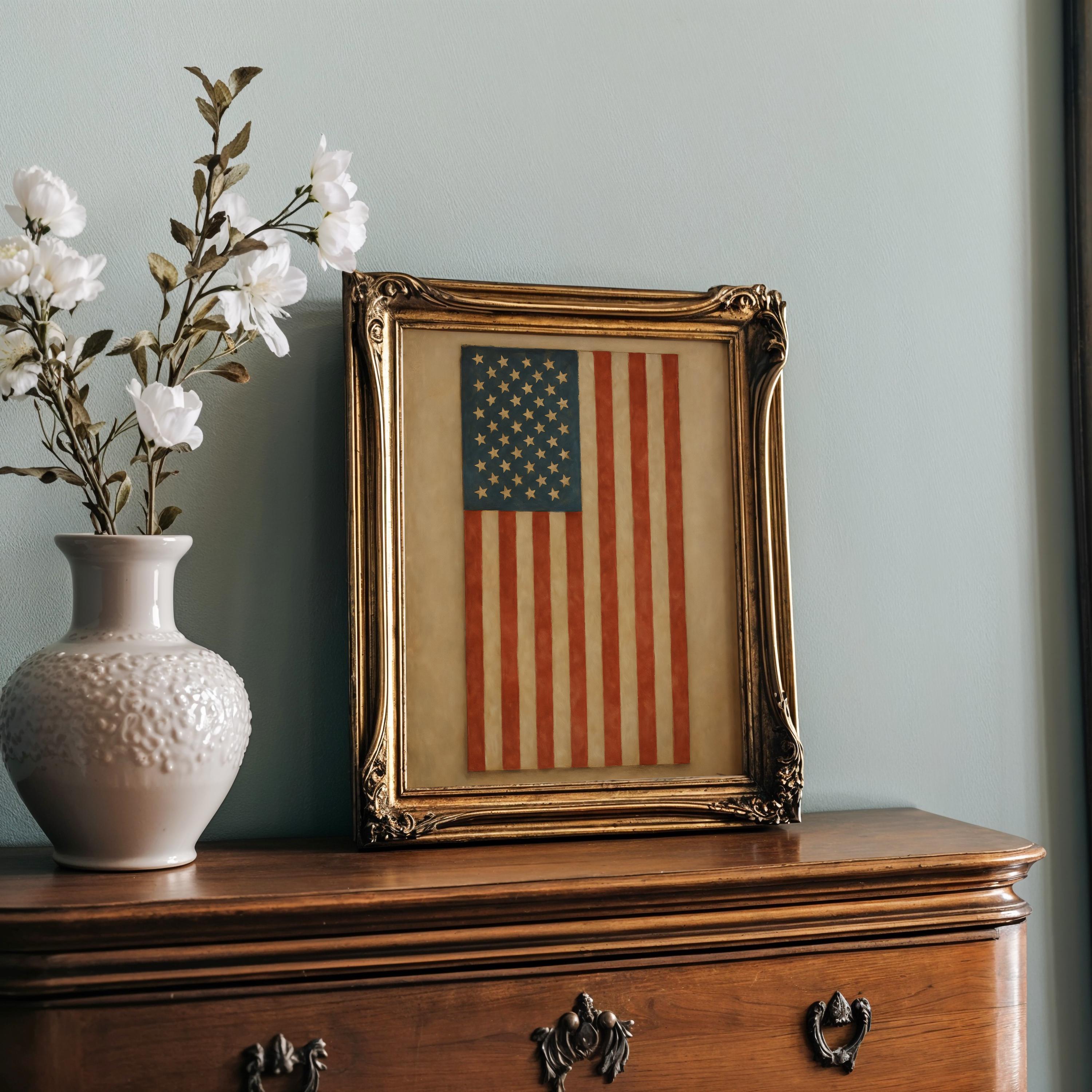 Vintage 4th of July Prints, Neutral Americana Gallery Wall Art (digital ...