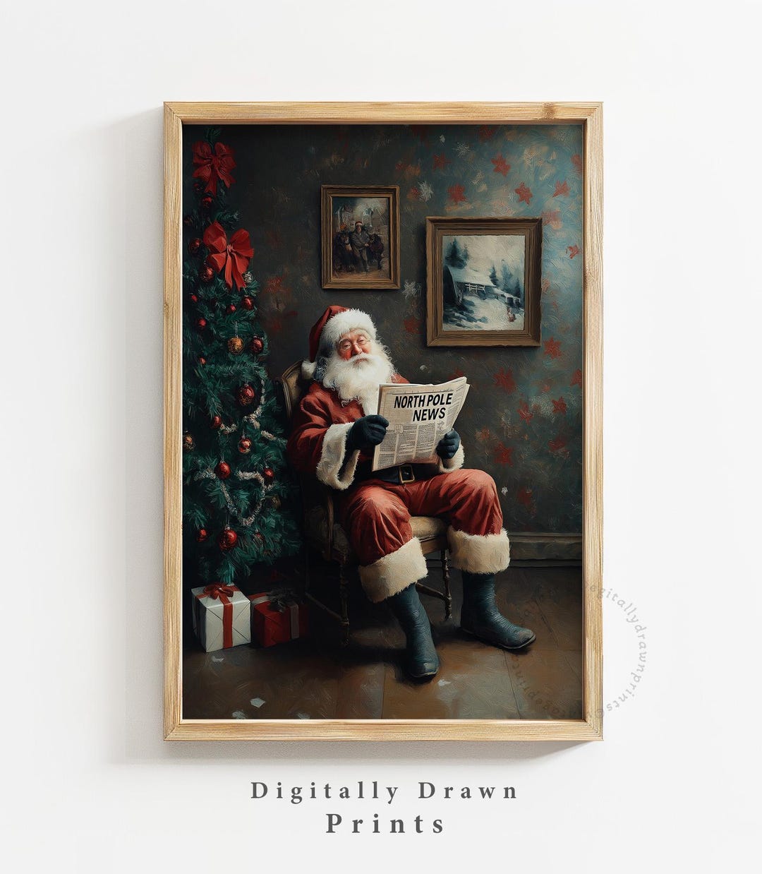【直筆サイン★レア】SANTAセット Amazon.com: Old St Nick Santa Clause Milk & Cookies Tom Browning