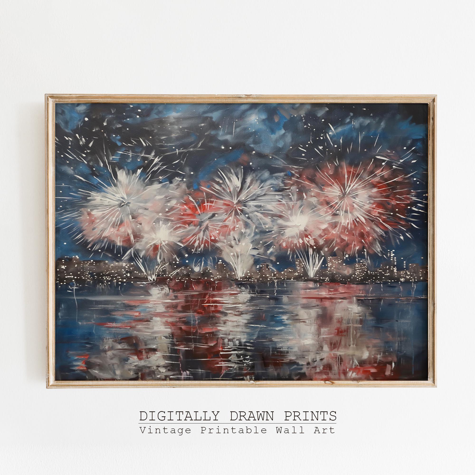Printable 4th of July Wall Art Set, Patriotic Independence Day Prints ...