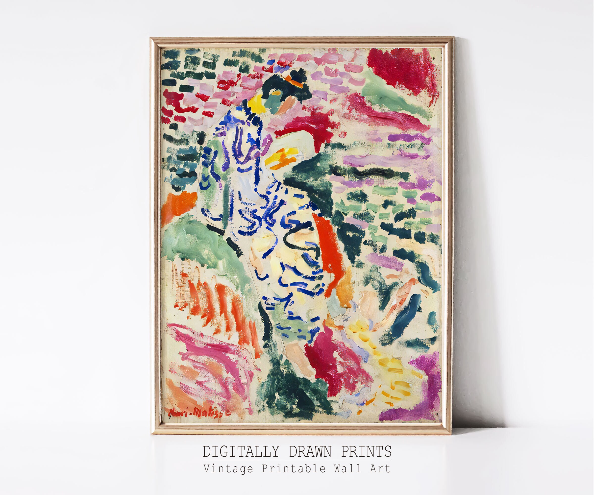 Henri Matisse, Japanese Woman by Water, Fauvist Painting, Modern