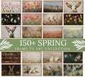 150+ Spring & Easter Frame TV Art MEGA Bundle, Farmhouse Vintage Art Set (Digital Download)