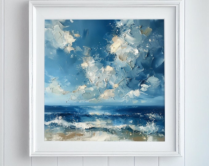 Oil Paintings of Ireland, Donegal Landscape Print, Art Prints Donegal Ireland, Irish Landscape Prints, Abstract Oil Painting, Digital print