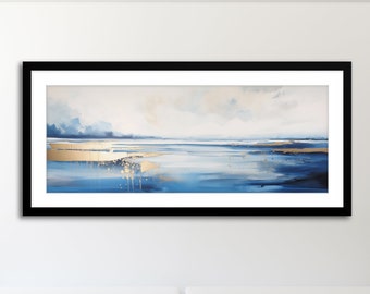 Isle of Harris Scotland Abstract Landscape Giclee Print: Panoramic Wall Art