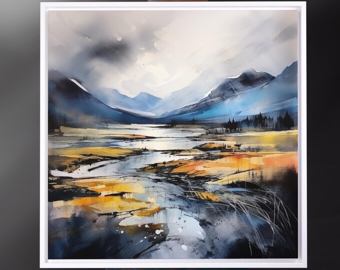 Scottish Highlands of Scotland - Landscape Painting of the Scottish Highlands