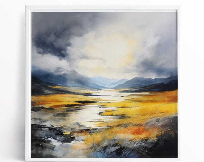 Scottish Landscape Print of the Highlands of Scotland