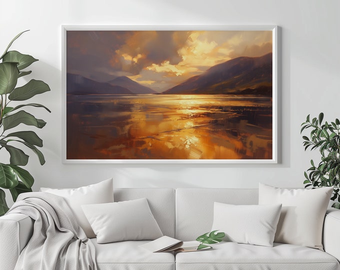 Lake District  - Print of Ravenglass Lake district- Extra Large Fine Art Giclee Prints