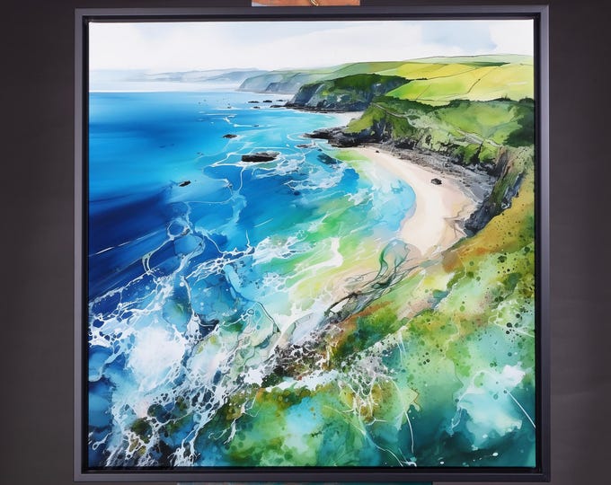 Pembrokeshire Landscape Painting Large Prints Canvas Prints and Framed Prints